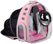 AJY Pet Clear Cat Backpack Carrier 