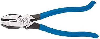 Klein Tools D2000-9ST Pliers, Made in USA, Side Cutters are Heavy-Duty 9-Inch Ironworker Pliers for Rebar, ACSR, Screws, Nails and Most Hardened Wire