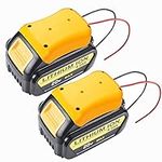 2 Packs Upgrade for DeWALT Battery 