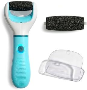 Electric Foot Sander Callus Remover – 3-Speed Foot Sanders for Feet (1800/2200/2800 RPM) with Replaceable Roller | 360° Rotating Head & Precision Control, Easy to Clean – Pedicure Tools for Feet Care