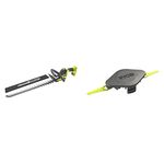 Ryobi RY18HT55A-0 18V ONE+ Cordless 55cm Hedge Trimmer (Bare Tool), 18 V & Double Serrated Blades Head for RAC155 Edger Black