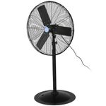 iLiving ILG8P30-72 Commercial Pedestal Floor Fan, 30-Inch, Industrial Heavy Duty Floor Standing Fan with 7261 CFM, Perfect for Home, Shop, Bedroom, Gym, Garage, Black