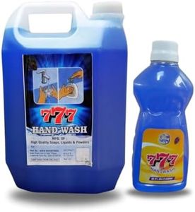 777 Blueberry Hand wash Liquid Soap - Skin Moisturizing Handwash 5 L Refill Can + 1L Refill Bottle, Soft and Smooth Hands, 99.9% Germ Protection Refill Pack