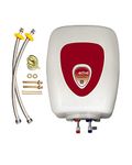 ACTIVA 25 LTR Storage 3 KVA 5 Star Full ABS Body Shock Proof Geyser with HD ISI Element Executive (Ivory) with Free Installation Kit and adjustable outer thermostat Come with 2 Years Warranty