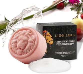 Lion Locs Shampoo Bar & Conditioner - Works for All Hair Types - Dreadlocks, Microlocs, Sisterlocks, Wicks, Brotherlocks, Braids | Build Up & Residue Free (5oz)