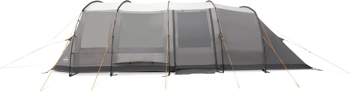 Vango Purbeck 600XL 6-Person Family Tent – 3 Rooms, Porch, Vivid Grey
