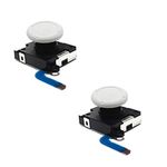 2x White Analog Thumb Stick Joystick Replacement, Compatible with Nintendo Switch/Switch Lite/Switch Oled Consoles