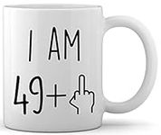 Funny 50th Birthday Gift for Women and Men Turning 50 Years Old Happy Bday Coffee Mug Gag Party Cup Idea as a Joke Celebration Best Fifty Adult Birthday Presents