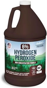 Nature's Freedom 6% Hydrogen Peroxide, Food Grade H2O2 and Purified Water Only, 1 Gallons Solution