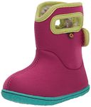 BOGS Baby Solid Magenta Multi Washable Warm Wellies Boots 72743I 693 (Numeric_7)