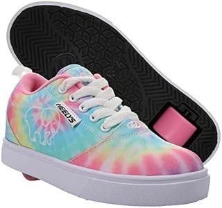 HEELYS Youth Girls Pro 20 Prints Ivory Ella Wheels Skate Sneaker Shoes (2, Tie-dye/Multi, Numeric_2)