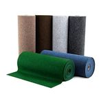 casa pura® Komfort Artificial Grass with Nubs, Sold by the Metre, Weatherproof & Quick-Drying, Lawn Rug for Patio, Balcony and Leisure (Anthracite, 100 x 800 cm)