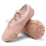 TETSUO Ballet Shoes for Girls,Dance Flats Slippers for Kids,Toddlers Practice Shoes,Yoga Shoes