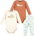 Hudson Baby Unisex Cotton Bodysuit and Pant Set, Magical Rainbow, 6-9 Months