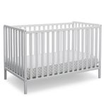 Delta Children Heartland 4-in-1 Convertible Baby Crib, Bianca White