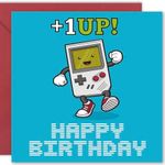 Cult Kitty Greeting Card - Retro Gamer Gaming Card - Funny Birthday Card for Him & Her