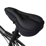 PulGos Cycle Seat Cover for Men & Women | ๐๐ฑ๐ญ๐ซ๐ ๐๐จ๐๐ญ Gel Padded Cushion for ๐๐๐ข๐ง-๐
๐ซ๐๐ ๐๐ข๐๐๐ฌ | Anti-Slip, Breathable ๐๐จ๐ง๐ Lasting Memory Foam & Universal Fit for All Cycles