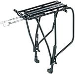 Topeak Super Tourist Universal Rear Rack for 24" / 26" / 27.5" / 29" / 700c Wheel Bikes, Disc Brake Compatible, Black