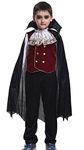 Boys Vampire Halloween Costumes for Kids Cosplay Outfis Role Play Fancy Dress up