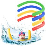 Swimming Pool Noodle for Kids and Adults - Foam Swim Noodle Float Aid - Pack of 1/2 or 3 - Strong Flexible Floatation Device 1.5m - Aerobics Water Sports Learning Aid (Multicolor, Pack of 4)