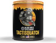 Black Rifle Coffee Company Tactisquatch Gift Bundle, Dark Roast 12 oz Bag Ground Coffee, Collectible Tin and PVC Patch