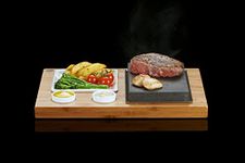 SteakStones Save £20 on The Steak, Sides and Sauces Set, an Official Product from The World's Top Selling Hot Stone Cooking Company. A Brand You can Trust.