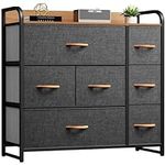 DWVO Fabric Dresser with 7 Drawers,