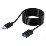 SABRENT 3m USB Extension Cable 3.2, USB A Male to Female, Data Sync USB Extender Cord 5Gbps High Speed for Charging Cable, USB Stick, Printer, PS4/5, USB Hub, External Hard Drive, etc (CB-3010)