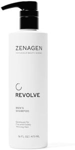 ZENAGEN Revolve Men's Thickening Shampoo | Supports Appearance of Fuller, Healthier-Looking Hair, Developed for Fine & Visibly Thinning Hair, Plant-Based, 5-Minute Treatment, 473 mL / 16 oz