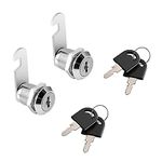 Mailbox Lock, 2 PCS File Cabinet Replacement Lock with 2 Keys for Drawer Cupboard Cabinet Furniture Door (16 MM)