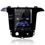 MOOKAKA Android Tesla Style Radio Car Stereo 1 Din Autoradio GPS Navigation for Ford S-Max Galaxy 2007-2015 Multimedia Player Support Wireless Carplay DSP 12.1 inch Head Unit HD 1080P (4+ 64GB,6Core)