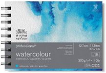 Winsor & Newton Professional Watercolor Paper, Wired, 5" x 7", Cold Pressed