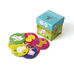 shumee Memory Card Game -Farm Animals Themed (3 Years+) | Multicolor | 18 Discs | Child Safe | Easy to Carry