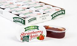 48 x Fresh Strawberry Duerr's Jam Individual Mini 20g Pots