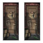 Beistle Plastic Speakeasy Door Covers, 5’ x 30”, Set of 2 - Jazz Up Your Entryway with Prohibition Era Decorations - Roaring 20's Party Décor, Gatsby-Themed Parties, Vintage Gangster Wall Prop