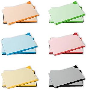 Rewrities Notes - 48 Dry Erase Magnetic Cards, Multi Color Kit 4" x 6" - Reusable Notes with Whiteboard Marker for Tasks, Planning, Projects, Organization