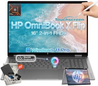HP OmniBook X Flip 2-in-1 Laptop, 16" FHD+ OLED Touchscreen, AMD Ryzen AI 5 430 Up to 50 Tops(2026), 16GB LPDDR5X, 512GB SSD, Copilot+ AI, Backlit Keyboard, Wi-Fi 7, Bluetooth 6.0, Windows 11 Pro