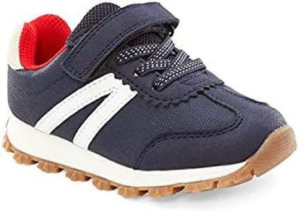 Simple Joys by Carter's Kids Bailey Athletic Sneaker Running Shoe, Navy, 8 US Unisex Toddler