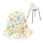 High Chair Cushion for IKEA Antilop Highchair, Baby High Chair Seat Cover Liner Mat Pad Cushion for IKEA Antilop High Chair Water Resistant (Animal Pattern)