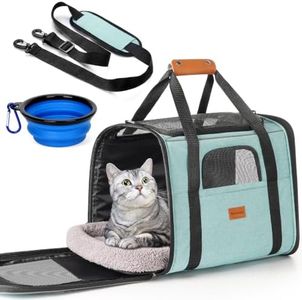 Morpilot Pet Carrier for Large Cats, Puppies & Small Dogs Up to 20lbs