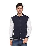 AWG ALL WEATHER GEAR Trending Varsity Jacket for Men. Bomber Style Jacket- Ideal for Winterwear. High Neck and Full Sleeved, Slim Fit Extremely Stylish and Comfortable Baseball Jacket