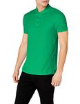 Fruit of the Loom Men's Premium Short Sleeve Polo Shirt, Kelly Green, XXX-Large