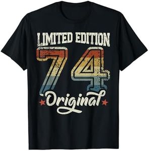 50e anniversaire homme femme 50 ans 1974 déco drôle cadeau T-Shirt