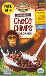 Nature's Path Organic Gluten Free Cereal, EnviroKidz Chocolate Breakfast Cereal, Choco Chimps, Pack of 4 x 284 g