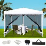 Instahut 3x3 Marquee White Gazebo, 