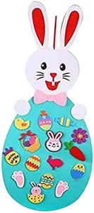 Pasquale, Coniglio in Feltro, Set di Conigli in Feltro Fai-da-te con decorazioni Rimovibili, Giochi Da Appendere Alla Parete di Pasqua per L, ROSSO