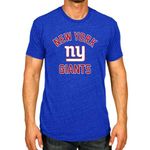 Team Fan Apparel NFL Gameday Adult Pro Football T-Shirt, Lightweight Tagless Semi-Fitted Football T-Shirt (New York Giants - Blue, Adult Medium)