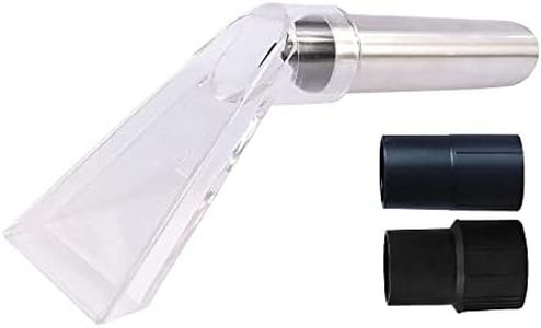 Moovul Extractor Tool Hand Wand with Clear for Upholstery & Carpet Cleaning, Car Detailing Vacuum Wand for Truckmounts