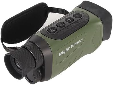 Monoculare Digitale, Occhiali per Visione Notturna a Infrarossi Portatili 2.5KD 1080P per Adulti, Monocolo a Infrarossi da Viaggio con Batteria Ricaricabile 2500mAh per la (Verde)