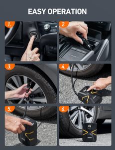 AstroAI 12V Tyre Inflator – Portable Air Compressor Pump
